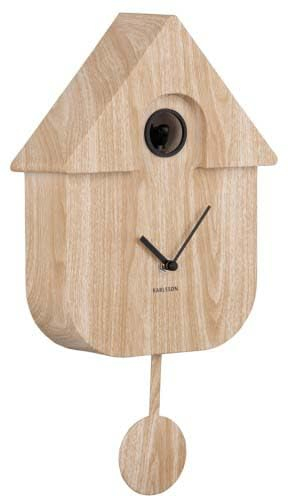 Karlsson Cuckoo Modern Wall Clock Light Wood