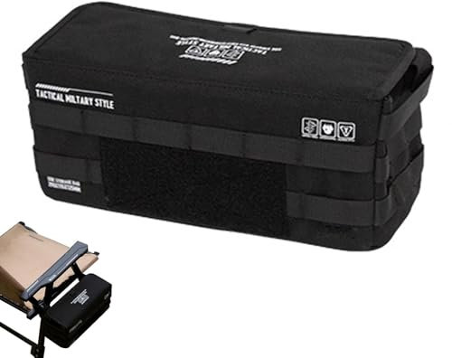 Borsa portaoggetti per braccioli per sedia da spiaggia, impermeabile, borsa laterale per sedia da spiaggia, portatile, in tessuto Oxford 1000D, per campeggio, spiaggia, pesca, picnic, concerti