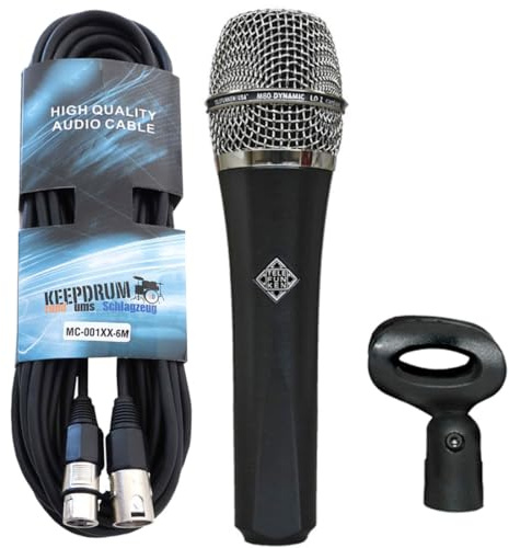 Telefunken M80 - Micrófono dinámico estándar + cable de micrófono XLR