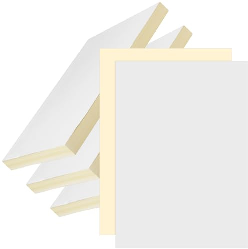 SYUTBOU 300 Etiquetas Autoadhesivas A4 Blanco - Papel de Etiquetas 21x29,7 cm para Impresoras Láser e Inyección de Tinta - Etiquetas de Envío y Oficina