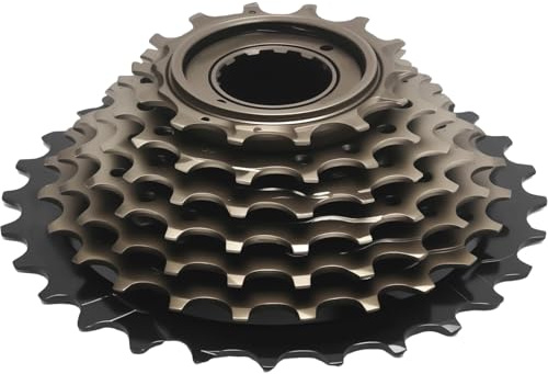 Ollanoos Cassette de vélo à 7 vitesses MF-TZ500, 14-28T, pignon libre pour VTT, vélo de route, vélo électrique et Pedelec
