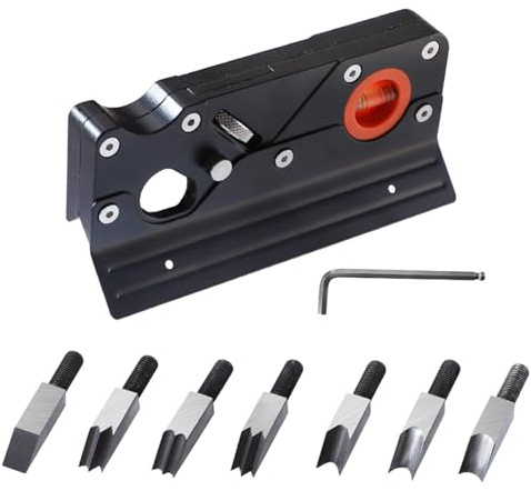 Pialla manuale adatta per la lavorazione del legno con 7 teste di taglio selezionabili Bordi di precisione per modellare gli angoli appiattimento strumento di finitura versatile strumento di