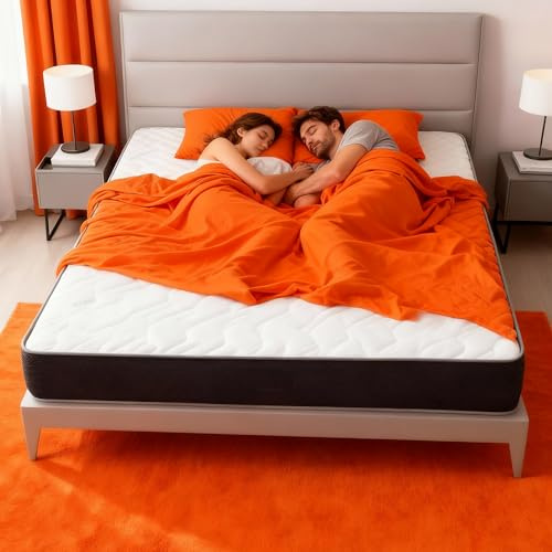 MENKËLL Materasso Matrimoniale 160x190 Memory Foam - Alto 20cm - Ortopedico ed Ergonomico, Allevia i Punti di Pressione - Anallergico, Antiacaro e Anti Muffa, Antibatterico - Supporto fino a 400kg
