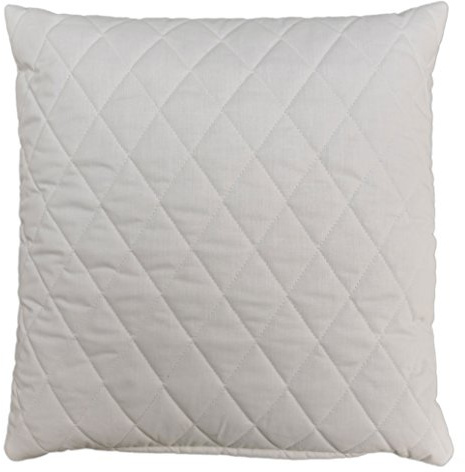 Giraffenland Cuscino di cirmolo 30x30cm Tessuto trapuntato bianco, direttamente riempito | Cuscino ai trucioli di pino cembro
