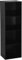 Vida Designs Oxford 4 Tier Cube Bookcase, Black Wooden Shelving Display Storage Unit Office Living Room Furniture