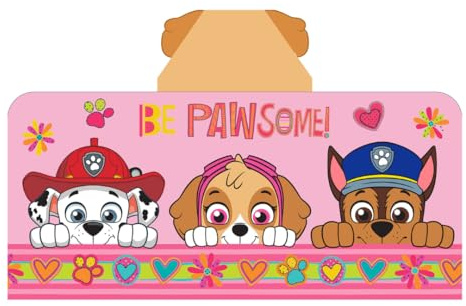 Franco Paw Patrol Pink Bath/Pool/Beach Soft Cotton Terry Hooded Towel Wrap, 24 x 50, Kids