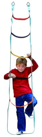 Échelle d'arbre à grimper, échelle d'escalade avec sangles colorées pour cabane dans les arbres | Corde d'escalade pour , balançoire d'arbre avec corde d'escalade