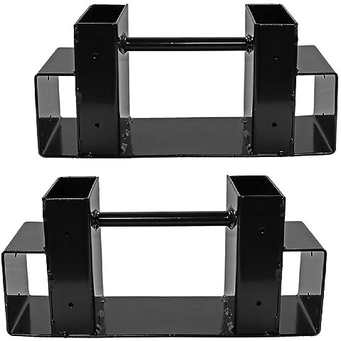 Ksrnsne Firewood Log Rack Bracket Kit - Adjustable To Any Length - Closed-End Design - 2 Pieces Of Brackets Easy Install Easy To Use