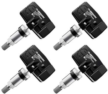 FLORRIWAX TPMS Sensor,Set of 4 315Mhz Tire Pressure Sensor Compatible with Hyundai KIA Toyota,Tire Sensor OE Replaces#4260708010,426070C050,426070C060,426070C070,426070C80