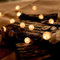 ENLACE Lichterkette Kristall Kugeln, 2M 20 LED Lichterkette Kristall Crackle Kugeln Batteriebetrieben, Warmweiß Lichterketten für Innen Hochzeit Weihnachten Valentinstag Schlafzimmer Party Dekoration