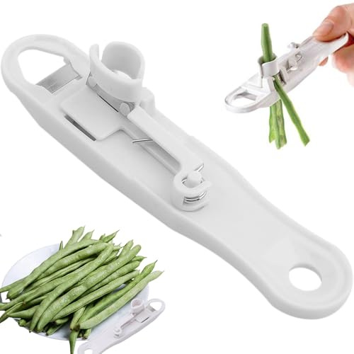 Runner Bean Slicer, Green Bean Stringer, Hand-Held Multi-Functional French Style Cutter - Essential Kitchen Tool