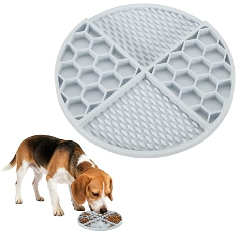 PETAXCELL Slow Feeder Dog Bowls, Puzzle Slow Eater Dog Food Bowl, (Blue & Diameter: 6.3), Intended for Fast Eater Small/Medium Dogs/Helps Prevent Abdominal Gas Anti-Choking