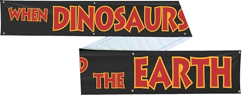 Bannière When Dinosaurs Ruled the Earth (2,5 x 3 m)