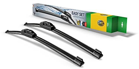 HELLA Easy Set Upgrade Scheibenwischer - SetUP5353 - Flachblatt-Wischer - für Linkslenker - 525/525mm - 21/21 - vorne - Menge: 2 - 9XW 358 164-231
