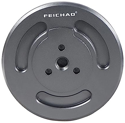 FEICHAO Soporte magnético para teléfono, adaptador de anillo de rosca de tornillo de 1/4 compatible con iPhone MagSafe Magnet (base magnética)