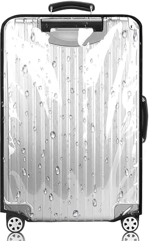 Transparente Kofferschutzhülle, 28 Zoll PVC Wasserdicht Staubdicht Kratzschutz Kofferhülle Kofferschutzhülle, Gepäck Kofferabdeckung, Suitcase Cover für 28 Zoll Koffer