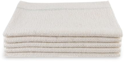 Hypafol Scheuertuch 60x70cm 5 Stück | Bodentuch, mühelose Reinigung | vielseitig verwendbare Putzlappen, hohe Saugkraft, Waschmaschinengeeignet, weiß | Nadelvliestuch für verschmutzte Oberflächen (5)