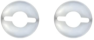 2 set med 276 oljelampa reflekterande skydd Petroleum lampa reflektor för strand backpacking argent, silver, 16,5 cm