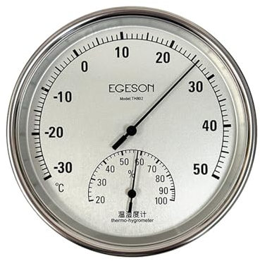 Thermomètres et hygromètre de précision avec larges plages de température et d'humidité pour maison, jardin, terrasse, sauna