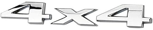Argento Cromato 4X4 Auto Logo Della Decalcomania Emblema Adesivo per Camion Suv Pickup Automotive Accessori Esterni