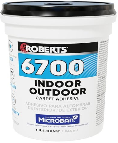 ROBERTS 6700-0 1 Quart Indoor/Outdoor Carpet/Artificial Turf Adhesive
