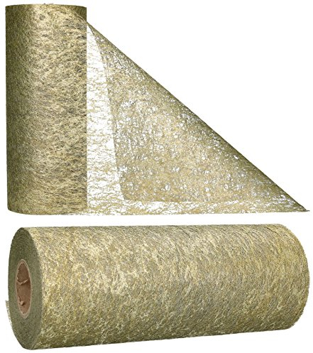 AmaCasa - Camino de mesa no tejido, cinta de mesa, no tejida, para boda, comunión, 23 cm/25 m