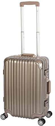 Travelhouse London Boardkoffer 55cm · Aluminium-Rahmen · Polykarbonat Hartschale · 2X TSA Zahlenschloss · 4X Silent Move Doppelrollen