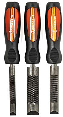 Nicholson Crescent Nicholson 3 Pc. 4-in-1 Combination Chisel and Wood Rasp Set -WCSET3CMNNN, multi, one size