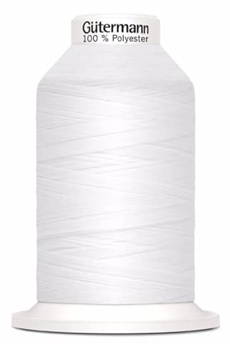 Gütermann G715263-800 Hilo de coser, poliéster, 800 blanco, 1000 m