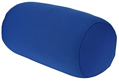 Ejoyous Mikroperlen Pillow, Mikroperlenkissen für Reisen und Zuhause Rollbarer und werfbereiter Rückenpolster Wurfkissen Nackenstütze Mini Kissen für erholsamen Schlaf Reisekissen (Blau)
