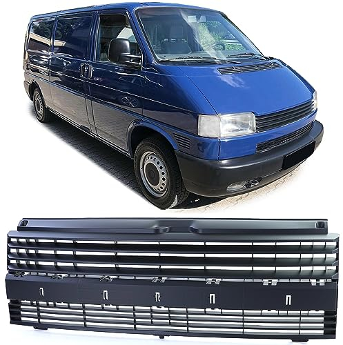 Kühlergrill ohne Emblem Schwarz für VW T4 Transporter Bus 90-03