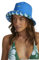 Roxy Wash - Reversible Bucket Hat for Women - Wendbarer Anglerhut - Frauen - M/L - Blau.