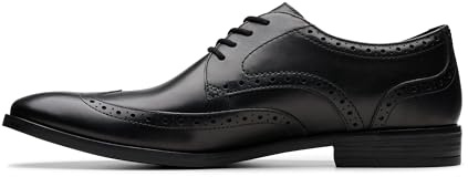 Clarks Brandon Limit Mens Black Leather, 11