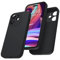 elexal Liquid Silicone Case Designed for iPhone 11 Case, Individual Protection for Each Lens Full Body Covered Thickened Rubber Shockproof Phone Case iPhone 11-6.1 inch (Black)