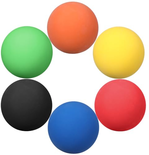 Vinsot 6 Pcs Rubber High Bounce Balls 2.36 Inch Rubber Bouncing Balls Colorful Large Bouncy Balls for Birthday Party Favors Gift Carnival Prize