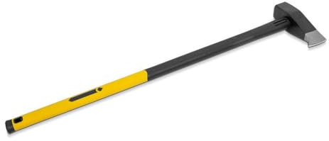 blizz-z Spalthammer profi mit Fiberglasstiel in Profiqualität 3,9 kg | Spaltaxt für Hölzer, Einschlagen von Spaltkeilen, Stammstücken, gerippter Griffzone | Made in EU
