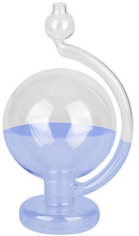 ANGGREK Glass Barometer Weather Predictor Bottle Glass Weather Station with Liquid for Home Decoration Air Pressure Detector
