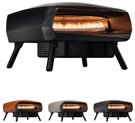 Witt ETNA Fermo Award Winning Pizza Oven - Traditional Pizza Baking - Rapid 500°C Heating, 40.5cm Capacity, 60-Second Cooking, Even Heat Distribution - Black