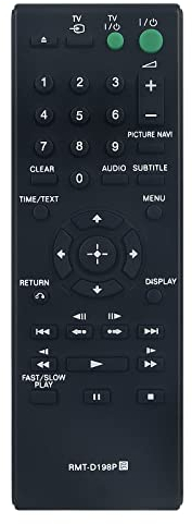 VINABTY RMT-D198P Télécommande remplacée Convient pour Sony DVD Player DVP-SR170 DVP-SR760 DVP-SR110 DVP- SR370 DVP-SR360 DVPSR170 DVP-SR150 DVP-SR750H DVPSR370 DVP-SR370 DVP-SR760HP DVP-SR760H