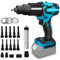Nietpistole kompatibel mit Makita Akku(nicht enthalten), 2 in 1 elektrische Nietmutterpistole, Nietzange mit Mundstücken für M6 M8, für 2,4-4,8 mm Nieten