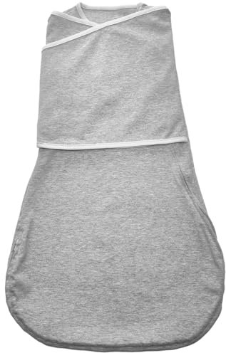 Enrich YLife Pucksack für Baby Babys Verstellbarer Pucksack Baumwolle Schlafsack für Säugling Jungen und Mädchen (Grau, 6-12 Monate)