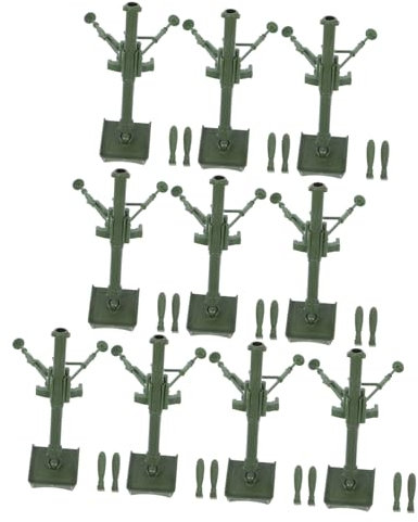 ibasenice 10pièces Lot de Modèles De Lance-Mines pour Garçon Fille Jouets Équipement Militaire Simulé Jeux De Rôle Et Décoration