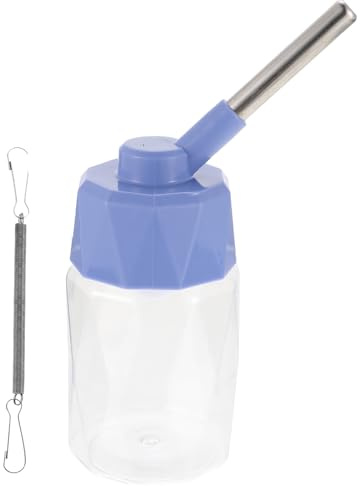 TOGEVAL Distributore Acqua per Piccoli Animali Bevitore Automatico per Criceti Conigli e Porcellini d Contenitore Acqua Resistente e Antigoccia Design Pratico per Gabbie
