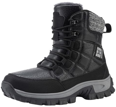 Botas de Pareja Botas de Nieve Invierno Zapatos Acolchados de Cálido Algodón Engrosado