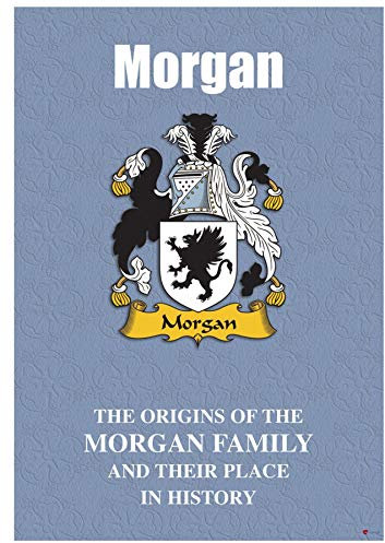 I LUV LTD Morgan Anglais Nom de Famille Livret D'histoire avec de Brefs Faits Historiques