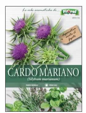 Sementi Officinali Sylibum Mariano semi pianta L'Ortolano.