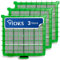 VIOKS Hepa Lot de 3 filtres à lamelles pour aspirateur compatible avec Rowenta ZR-002901 Silence Force Extreme Compact Filtre