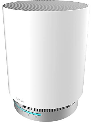 Cecotec Purificador de Aire Bajo Consumo TotalPure 1600 Style Pro. Potencia 45 W, 130 CADR, 4 Etapas de filtrado, Temporizador, Motor DC, 3 Velocidades, Cobertura de 40 m3