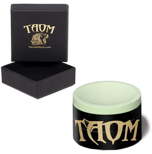 TAOM Billiard Snooker Pool Cue Premium Chalk 2.0 Green in Branded Box
