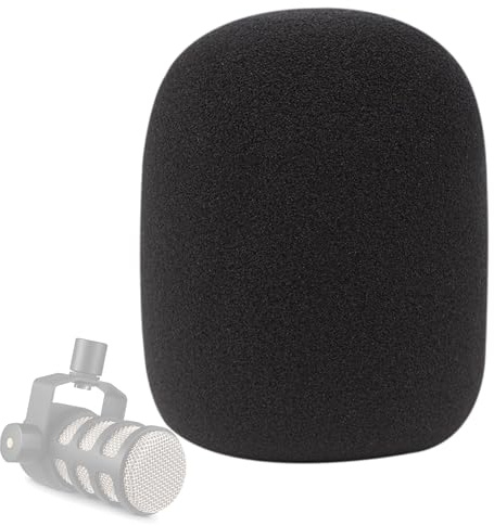 HIYANCO Podmic Pop Filter Microphone Windscreen Foam Mic Cover for Rode PodMic Broadcast Mic Large-Diaphragm Microphone to Block Out Plosives